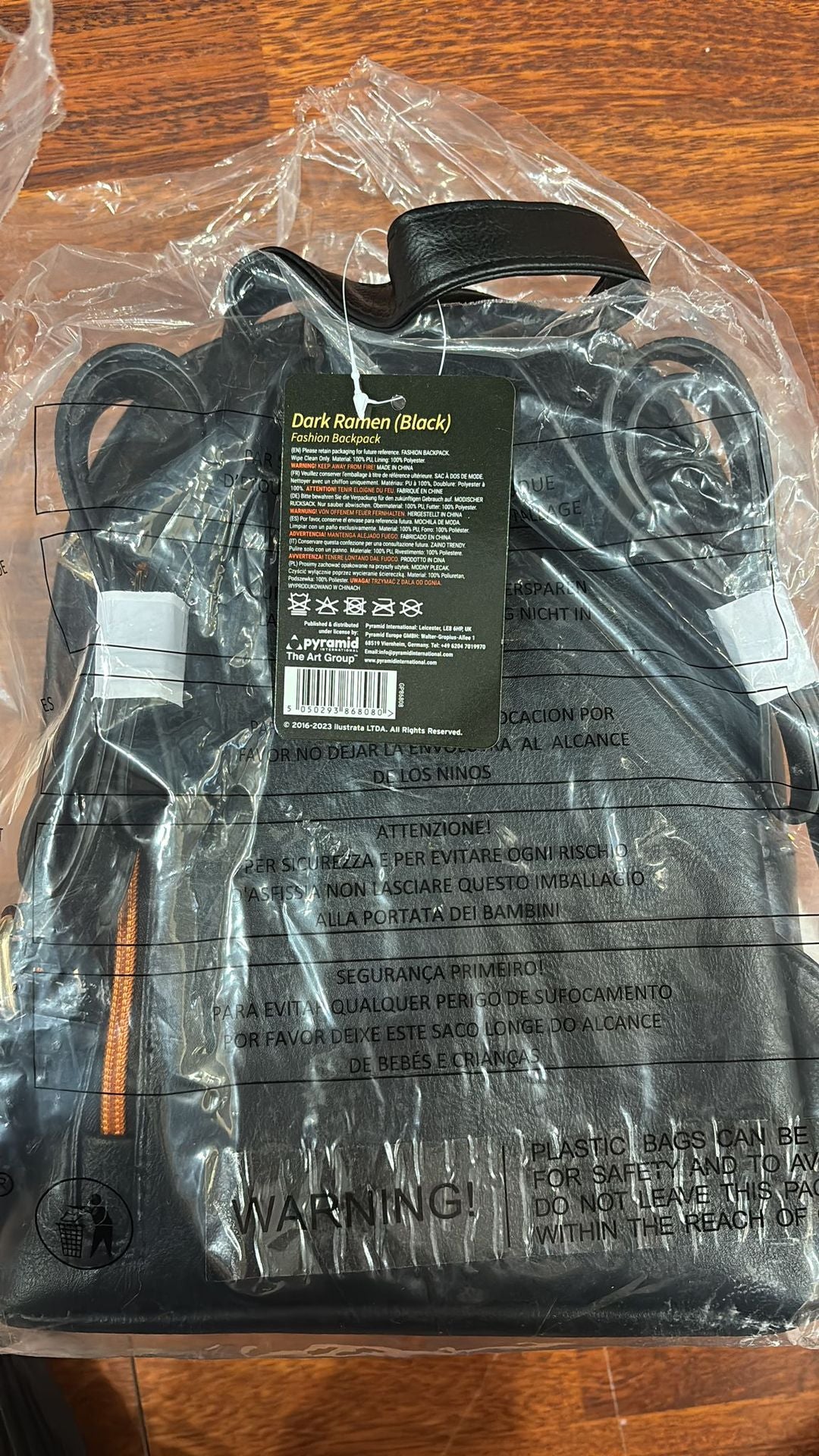 Zaino Ilustrata (Great Ramen) Dark Ramen Black Fashion - Gp86808 Zaino Ilustrata (Great Ramen) Dark Ramen Black Fashion - Gp86808